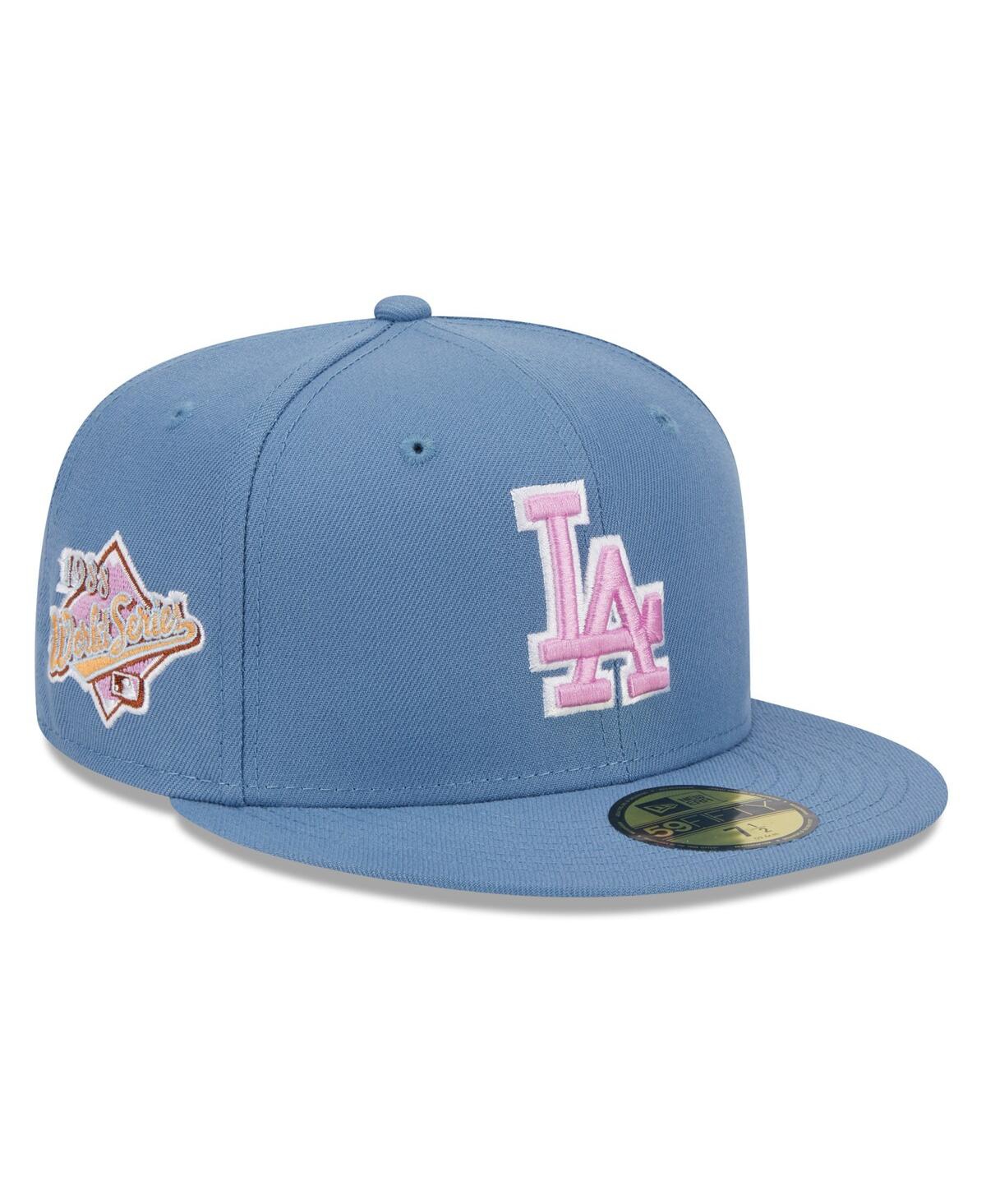 Shop New Era Men's Los Angeles Dodgers Faded Blue Color Pack 59fifty Fitted Hat