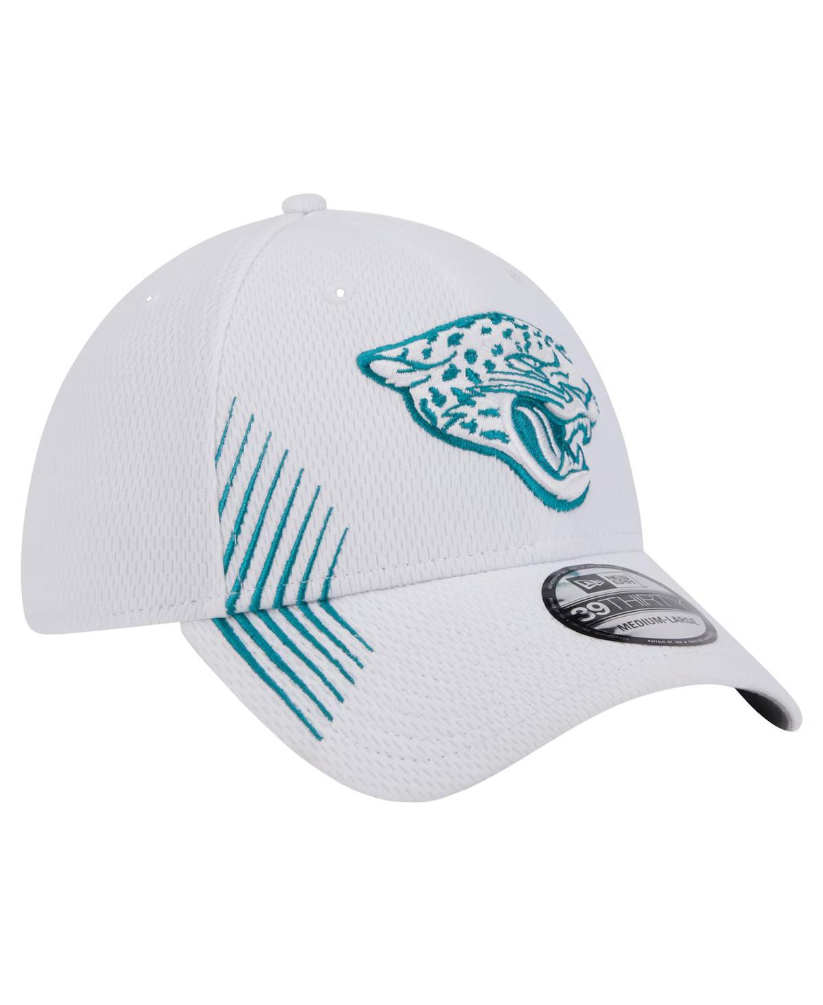 Shop New Era Men's White Jacksonville Jaguars Active 39thirty Flex Hat