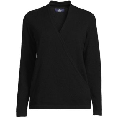 Women's Cashmere Long Sleeve Wrap Sweater