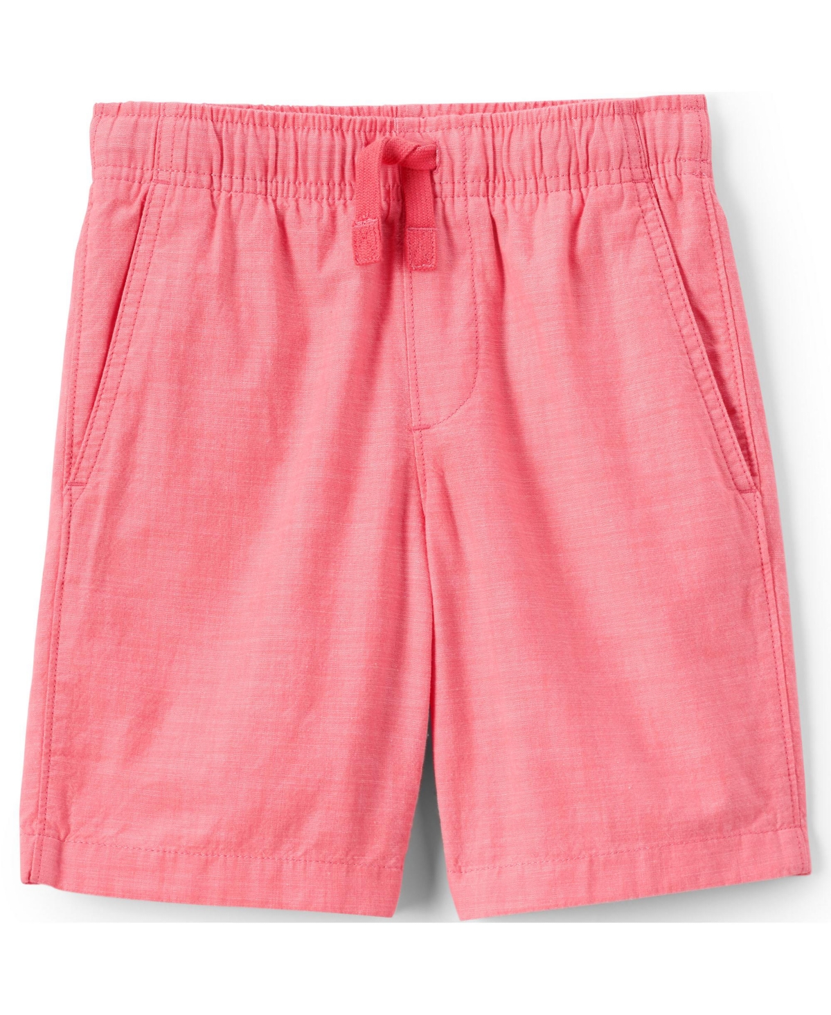 Lands' End Boys Pull On Chambray Elastic Waist Shorts