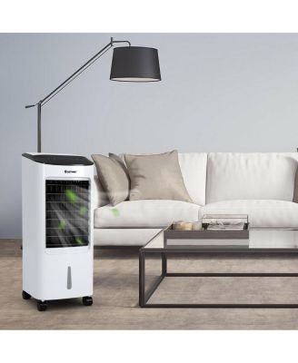 Evaporative Portable Air Cooler Fan Humidifier with Remote Control for Home and Office