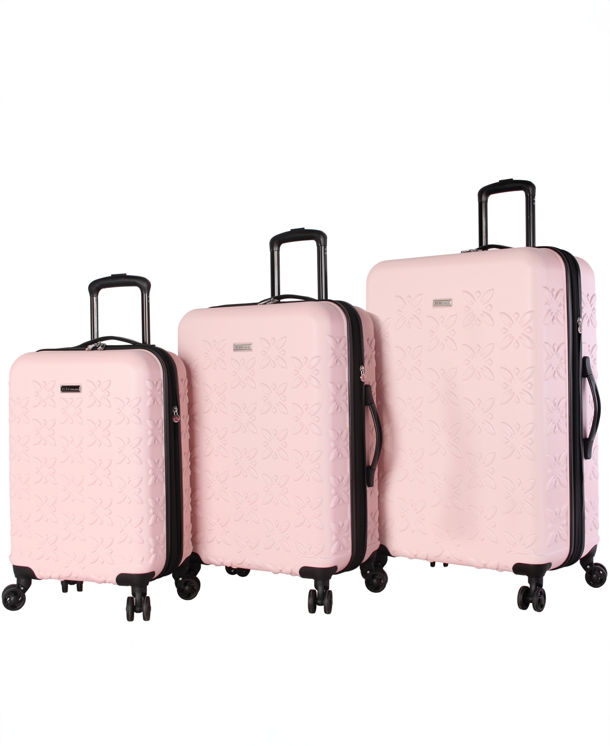 Shop Bcbg Eneration 3 Piece Luggage Set In Pink