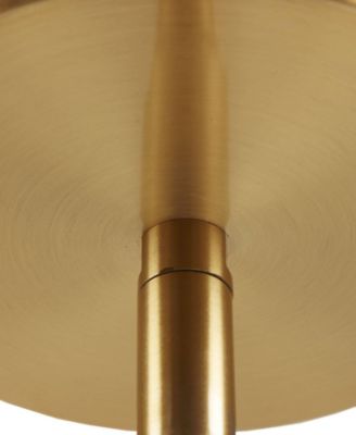 8-Light Metal Chandelier with Globe Bulbs