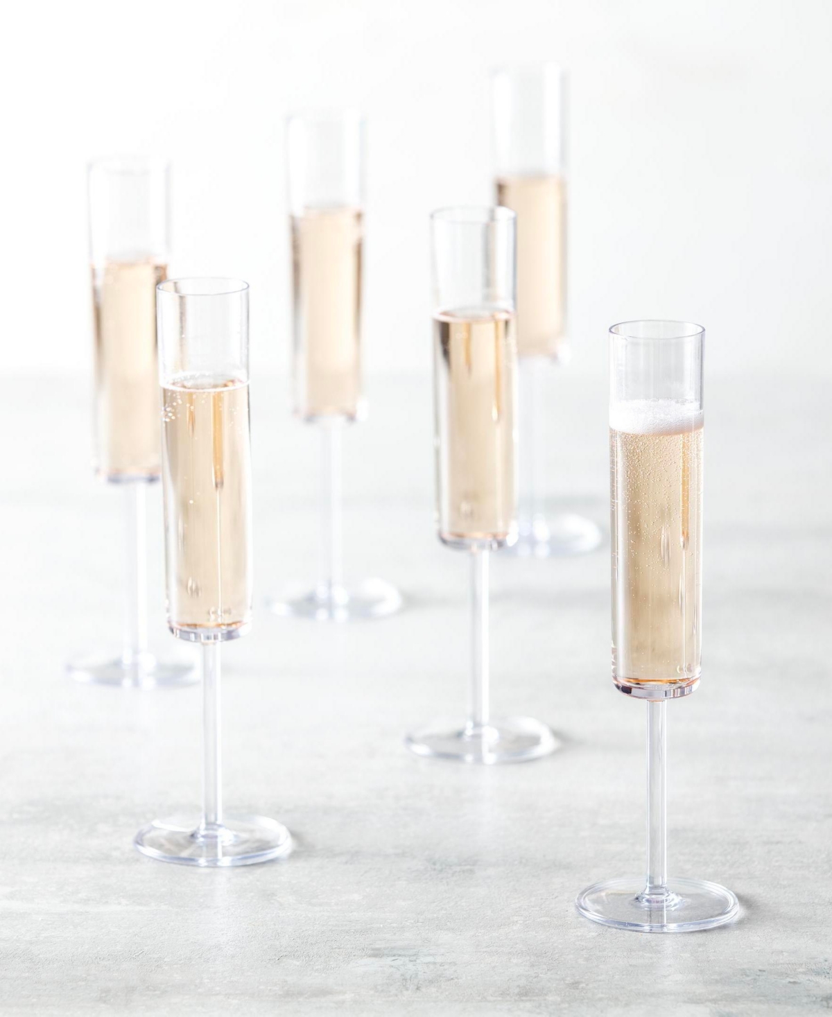 Fortessa Urbo Outdoor Clear Champagne Flute 6oz In Gray
