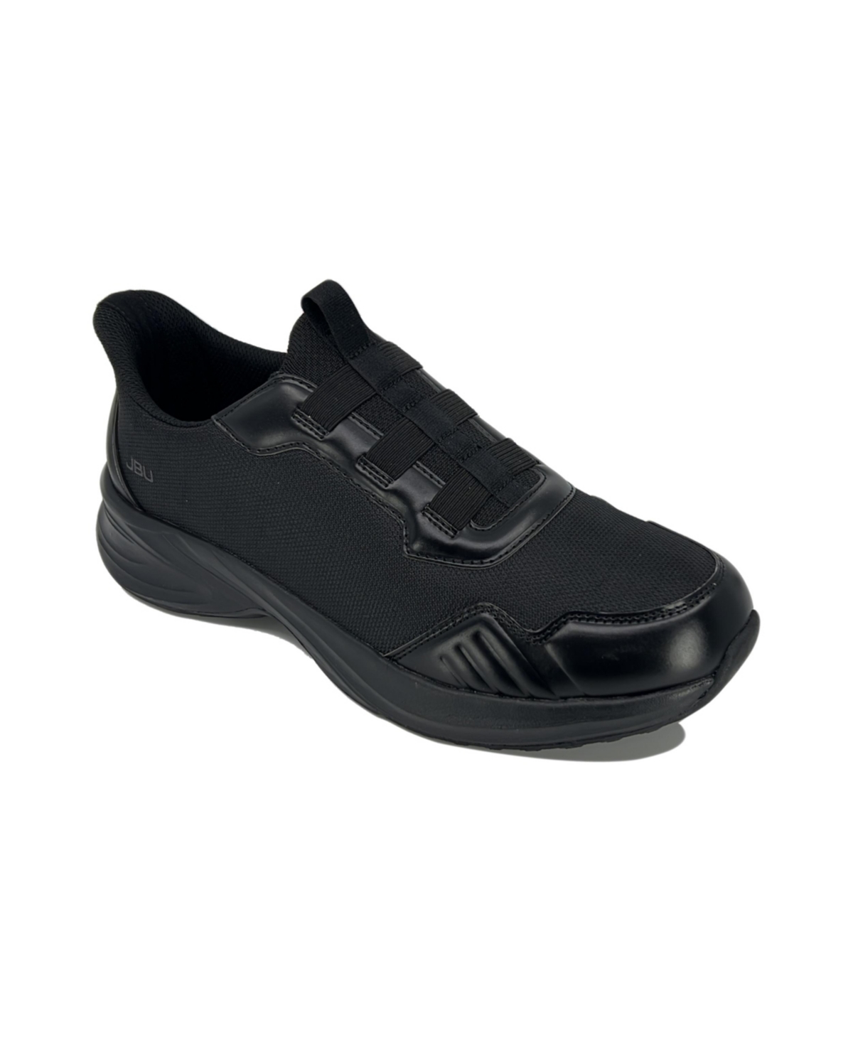 Shop Jbu Men's Dash Touch-less Slip-on Sneakers In Black,black