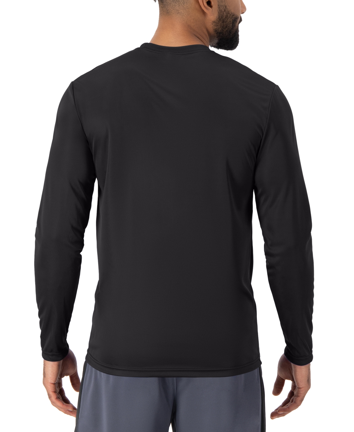Shop Hanes Sport Men's Cool Dri Performance Long Sleeve T-shirt, 2-pack In Navy