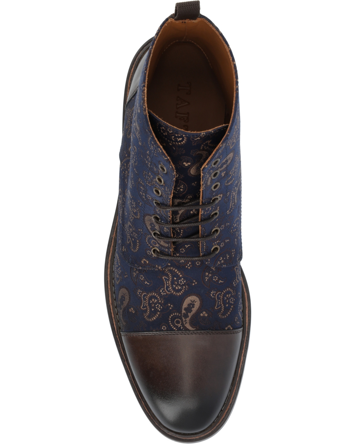 Shop Taft Men's The Jack Boot In Brown Paisley