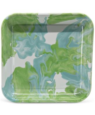  Modern Monet Square Trays, Set of 2