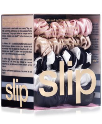 5-Pc. Pure Silk Midi Scrunchies Set