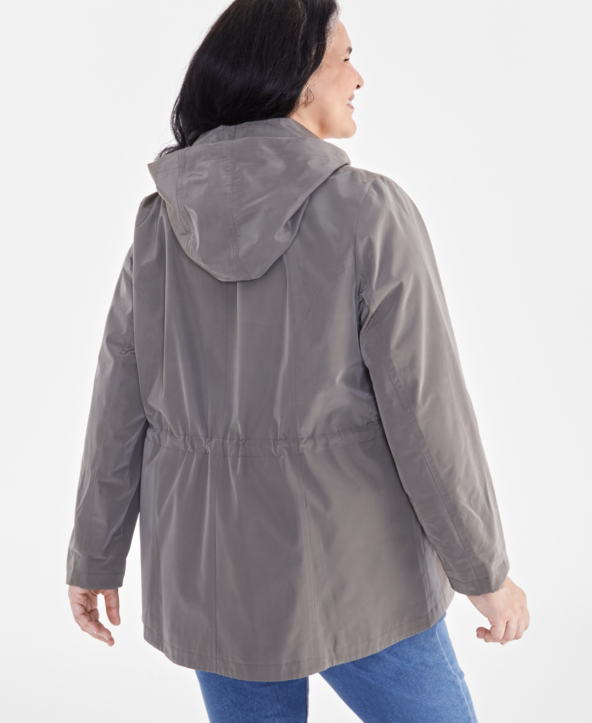 Style & Co Women's Petite Hooded Anorak, Created for Macy's