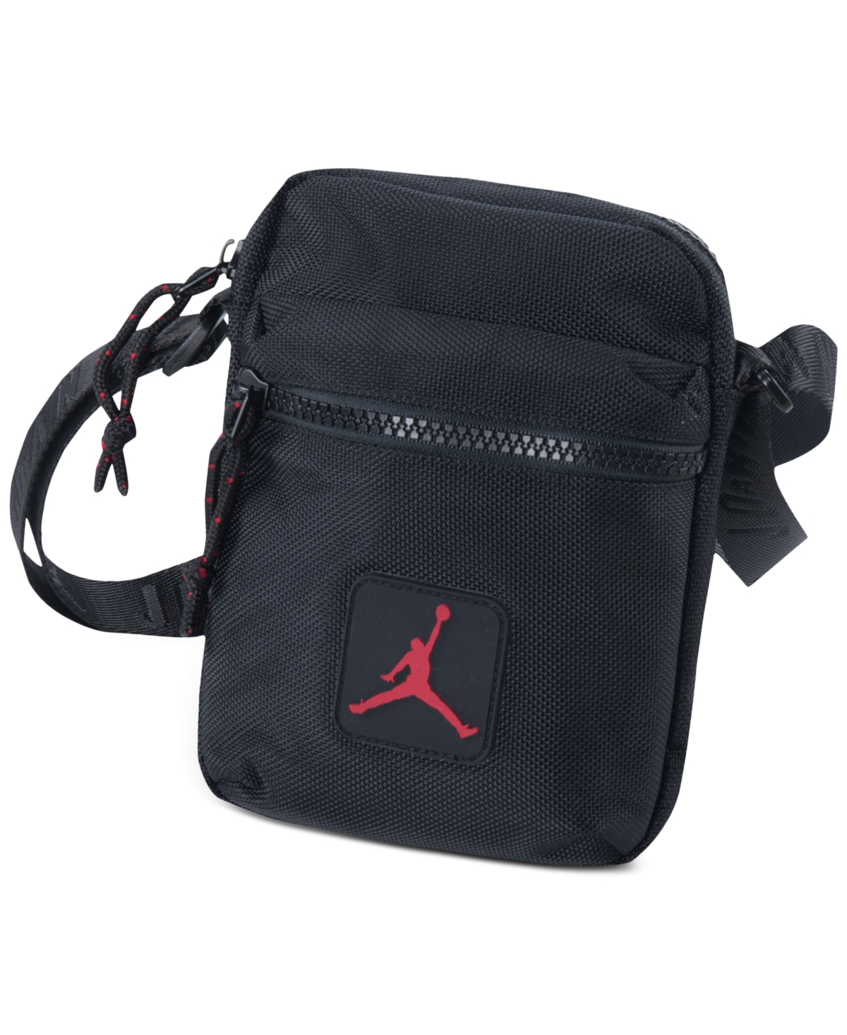 Shop Jordan Men's Rise Crossbody Logo Bag In Black
