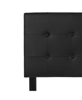1 Pc Upholstered Headboard Full Size Button Tufted Design Bedroom Furniture