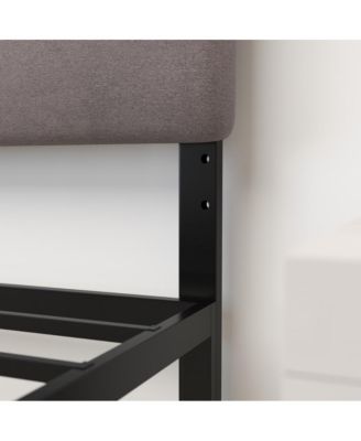 Coppola Queen size Metal Frame Tufted Upholstery And Powder Coated Headboard