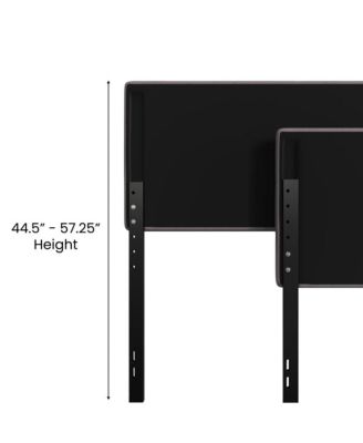 Coppola Queen size Metal Frame Tufted Upholstery And Powder Coated Headboard