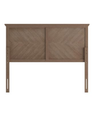 Marta Full Herring Bone Wooden Adjustable Headboard Only