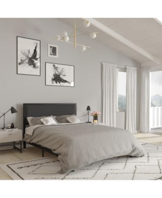 West Avenue Queen Headboard Upholstered Headboard With Metal Frame And Adjustable Rail Slots