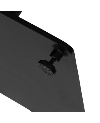 Kersey 5 Piece Patio Table And Chairs Set Faux Wood And Metal Indoor/Outdoor Table And Chairs With All-Weather Purpose