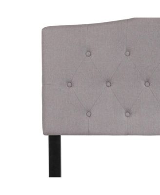 Arched Full Button Tufted Upholstered Headboard