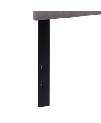 1 PC Metal Quilted Tufted Queen Upholstered Headboard