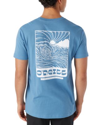 O'Neill - Men's Outside Line Relaxed Fit Short-Sleeve Crewneck Logo Graphic T-Shirt