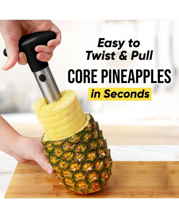 Zulay Kitchen 1 Piece Stainless Steel Pineapple Corer and Slicer Tool