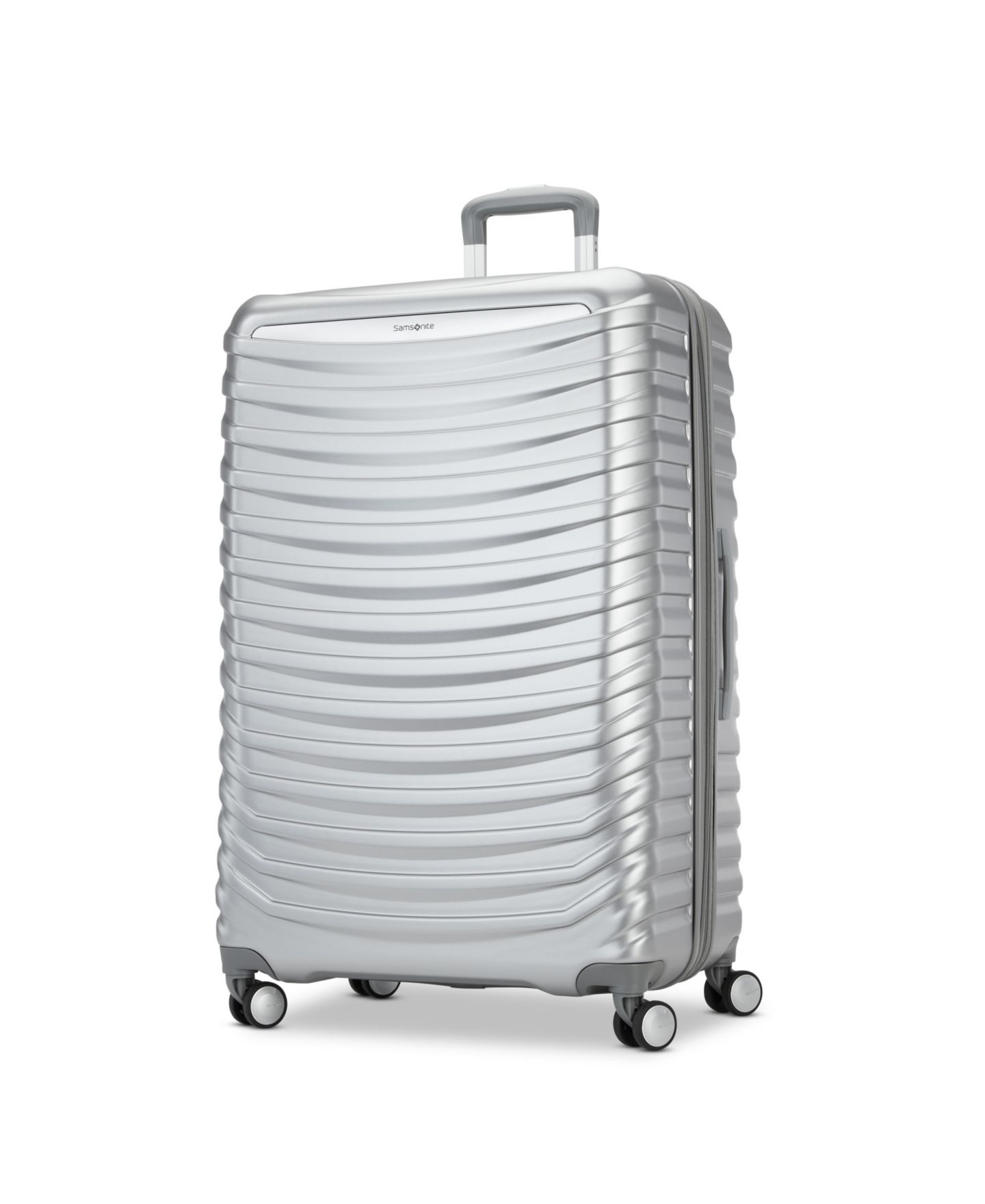 Чемодан Samsonite Spin Tech 6 Large Check-in Spinner, цвет: Серебряный — фото 1
