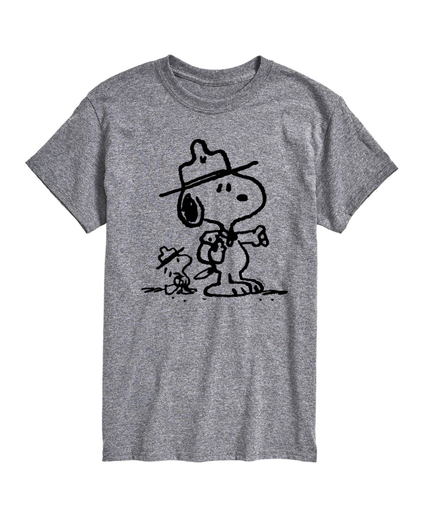 Hybrid Apparel Peanuts Outdoor Mens Short Sleeve Tee