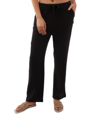 O'Neill - Juniors' Brenda Cotton Gauze Wide-Leg Pants
