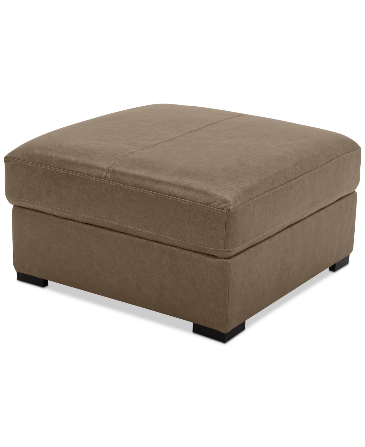 Macy's Radley 36" Leather Storage Ottoman, Created For  In Green