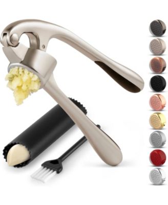 Premium Garlic Press Set - Rust Proof & Dishwasher Safe Professional Garlic Mincer Tool