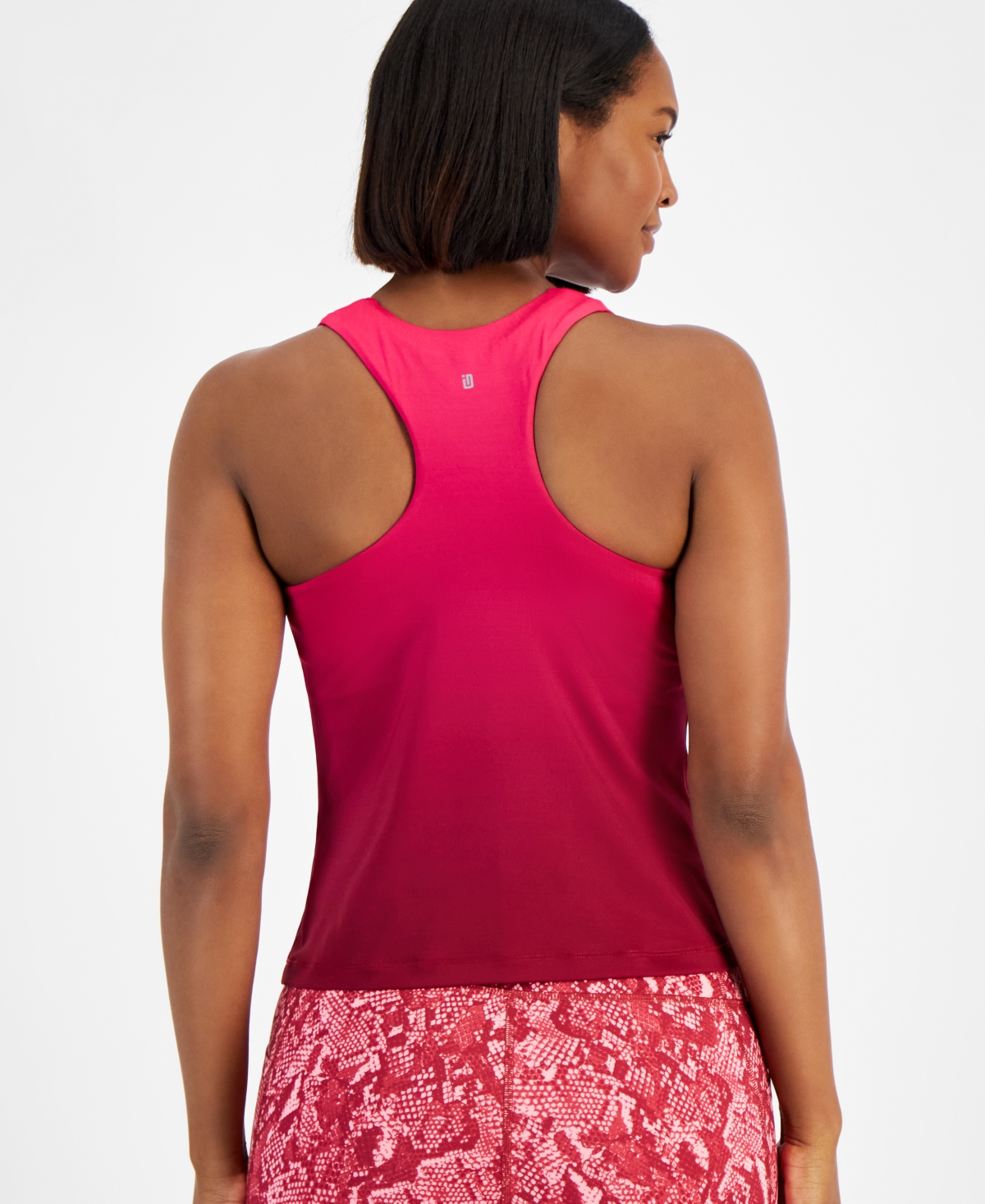 Id Ideology Women's Ombre Shelf-Bra Racerback Tank Top, Created for Macy's