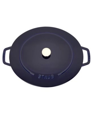 Cast Iron 6.25-Qt Wide Oval Dutch Oven