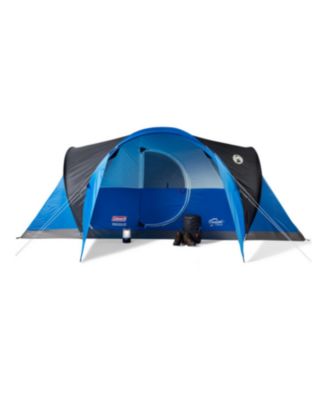 Coleman Montana 8人用テント ブルー Coleman 8-Person Montana Cabin Camping Tent with Hinged Door, Blue
