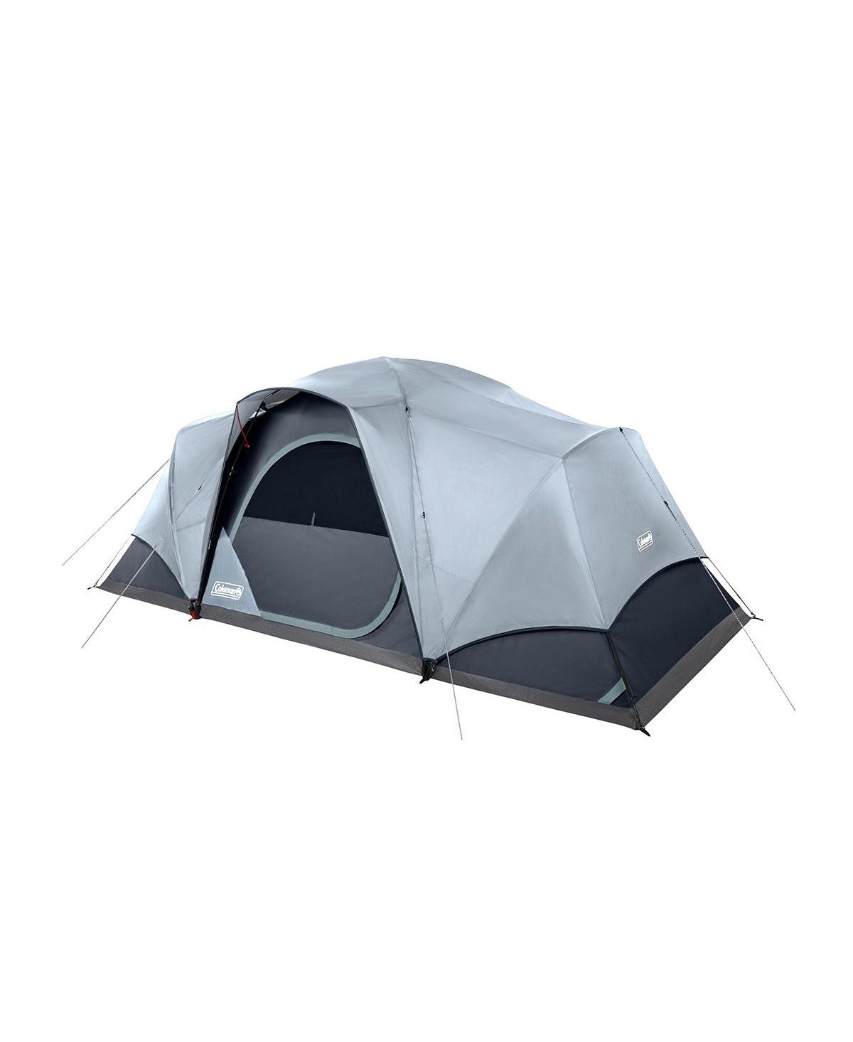 Coleman Skydome Xl 8-Person Camping Tent with Led Lighting - Grey