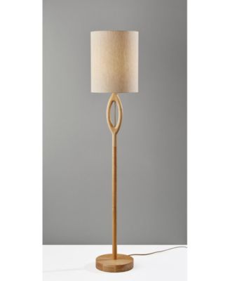 61" Wood Mayfair Floor Lamp