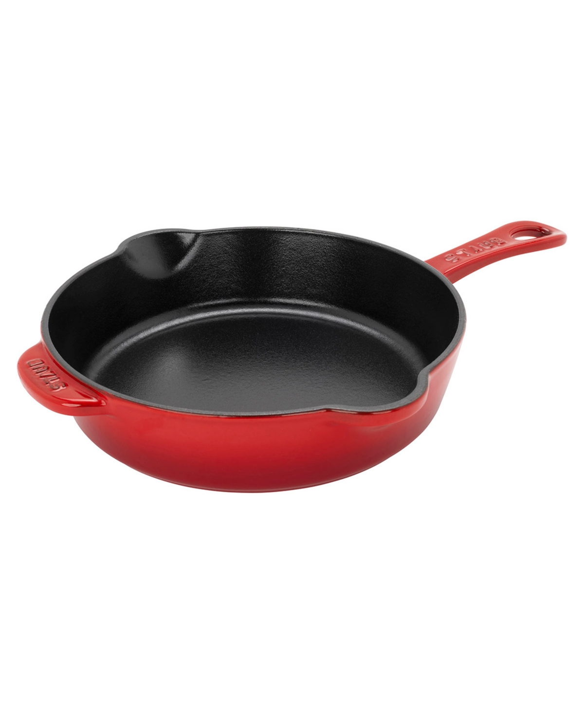 Shop Staub Cast Iron 8.5" Traditional Deep Skillet In Red