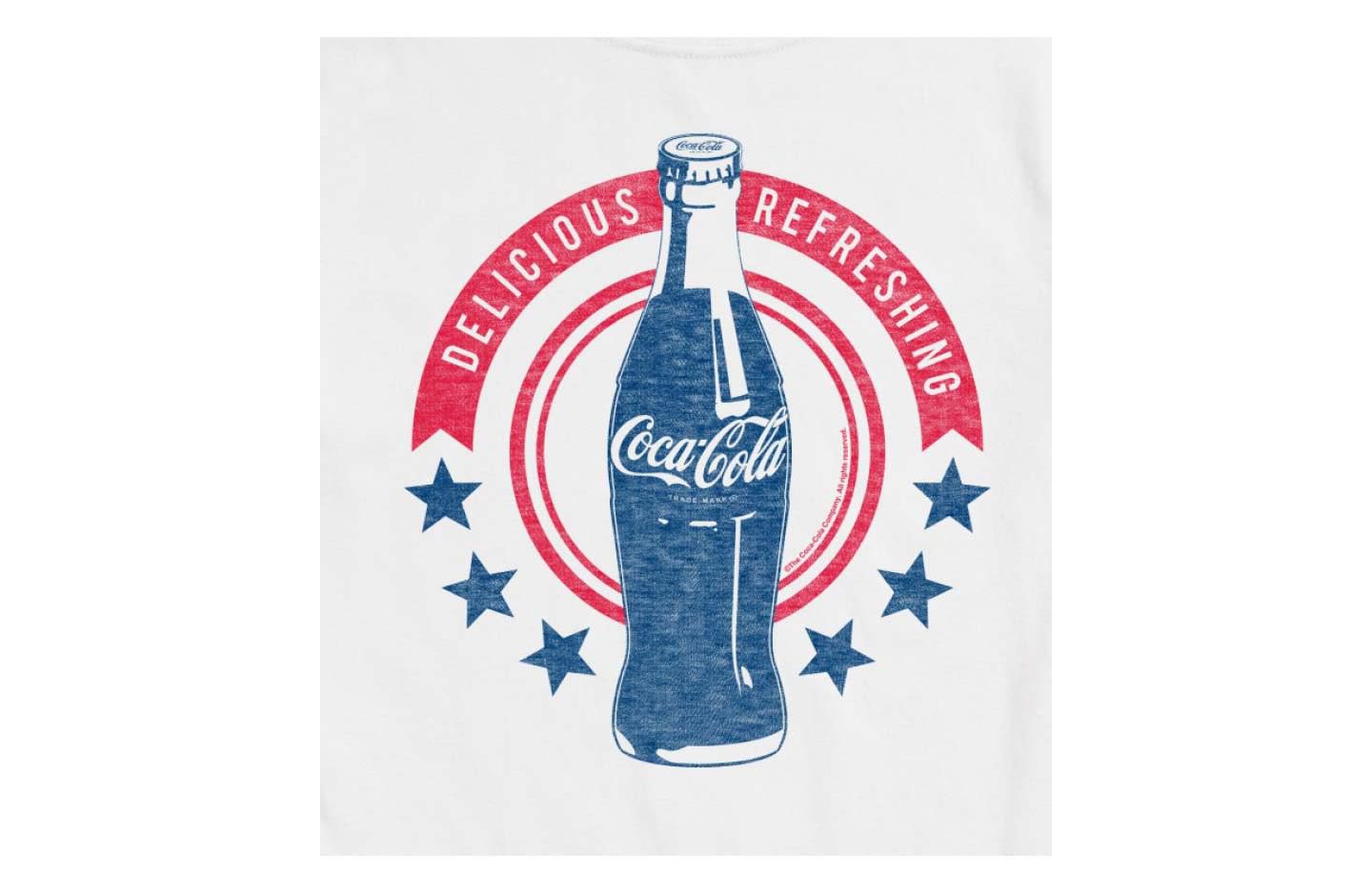 Мужская футболка AIRWAVES Hybrid Apparel Coca Cola Americana Short Sleeve, цвет: Чёрный — фото 5