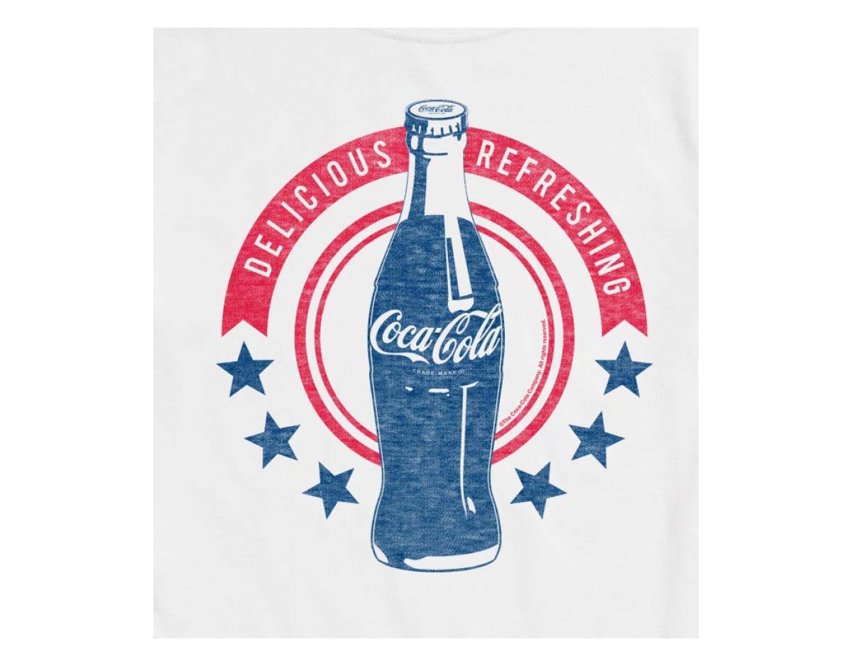 Hybrid Apparel Coca Cola Americana Mens Short Sleeve Tee
