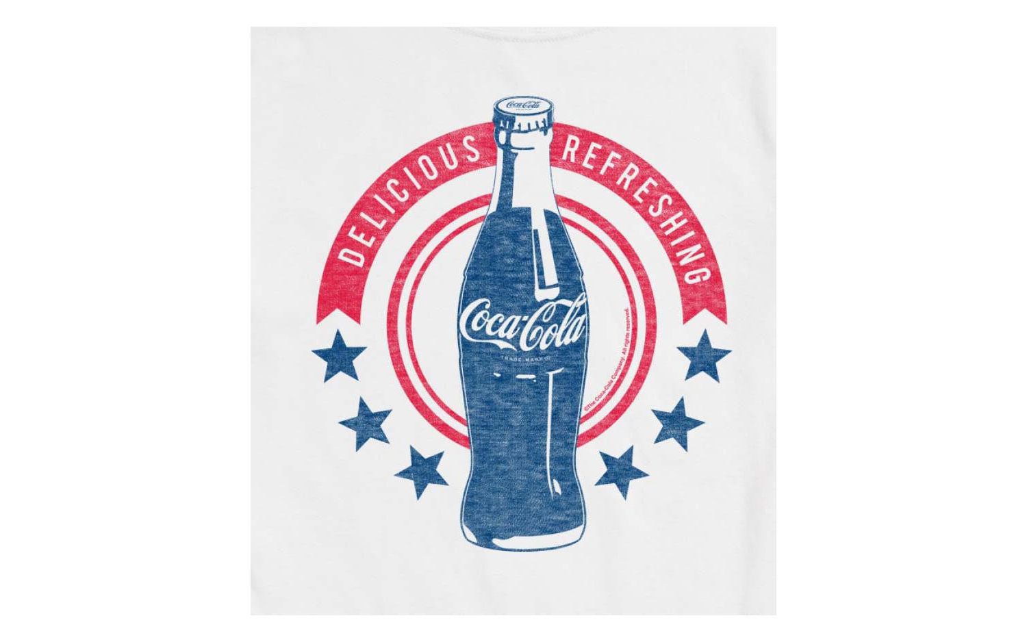 Hybrid Apparel Coca Cola Americana Mens Short Sleeve Tee