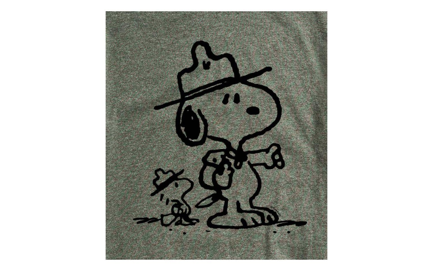 Hybrid Apparel Peanuts Outdoor Mens Short Sleeve Tee