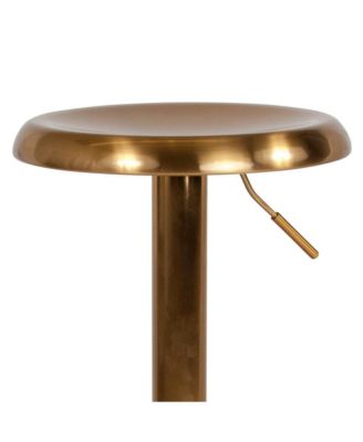 Audrey Retro Style Height Adjustable Barstool With Footrest