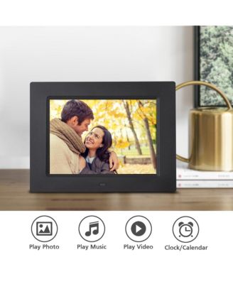 8 inch Digital Photo Frame, Black, 800x600 - Photo/Video/Music Support