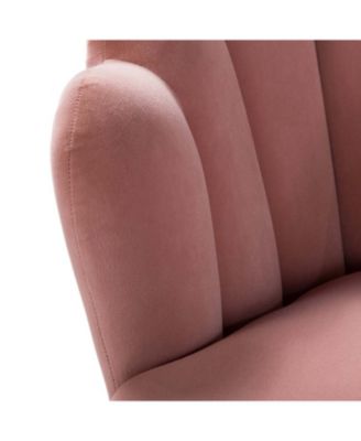 BOHO Accent Velvet Upholstered Living Room Chairs  for Makeup Room Bedroom