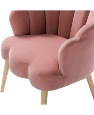 BOHO Accent Velvet Upholstered Living Room Chairs  for Makeup Room Bedroom