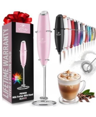 Milk Frother Whisk Handheld Electric Foam Maker with Batteries Included