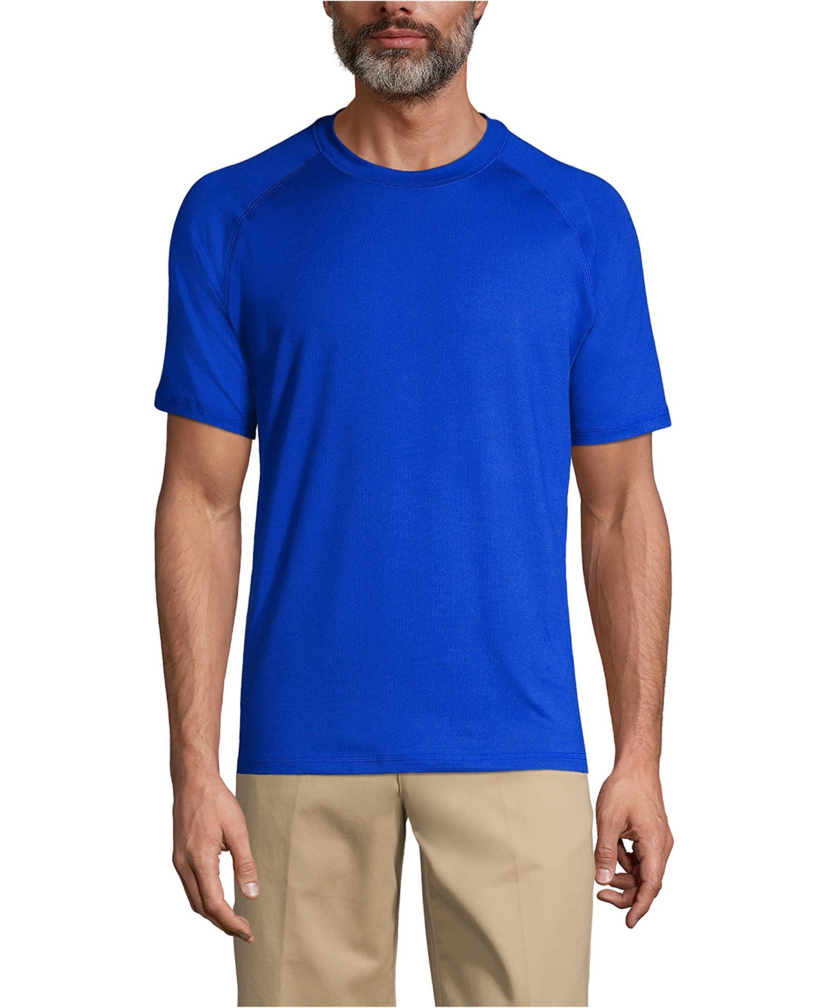 Men's School Uniform Short Sleeve Active Tee - White