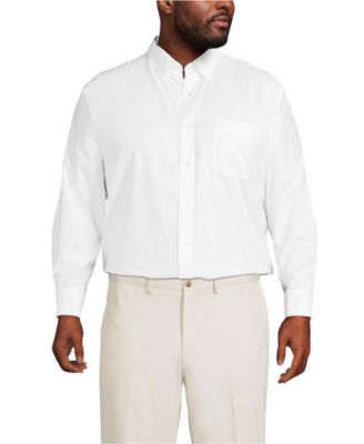 Big & Tall Traditional Fit Solid No Iron Supima Oxford Dress Shirt