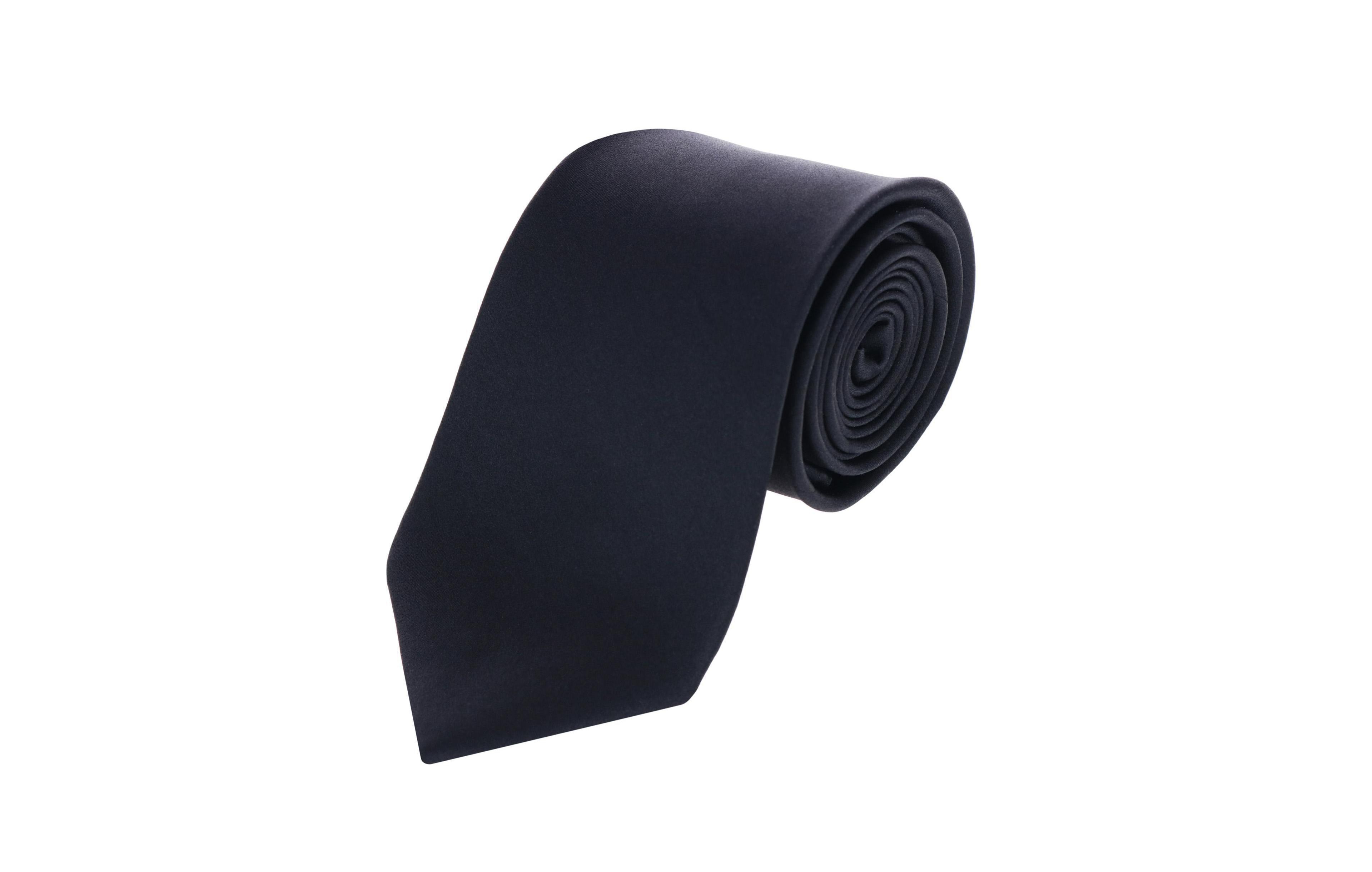 Trafalgar Big & Tall Sutton Solid Color Silk Necktie