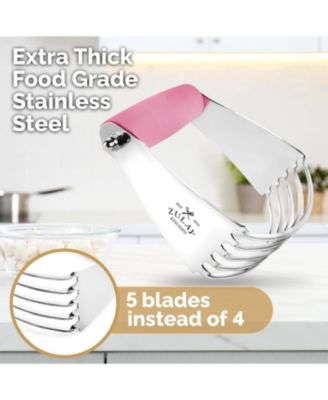 Stainless Steel Dough Blender Pastry Cutter Heavy Duty Blades