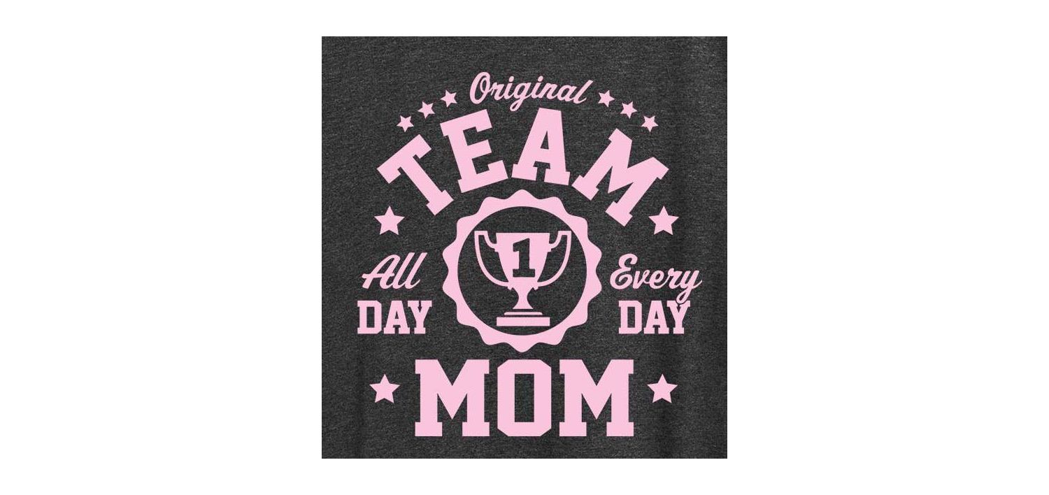 Women's Trendy Plus Size Team Mom Graphic T-Shirt